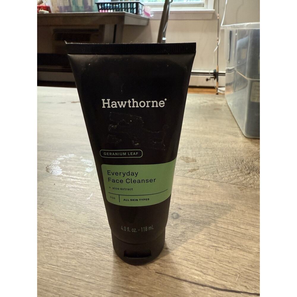 Hawthorne Geranium Leaf Everyday Face Cleanser + Aloe Extract 4oz All Skin Types